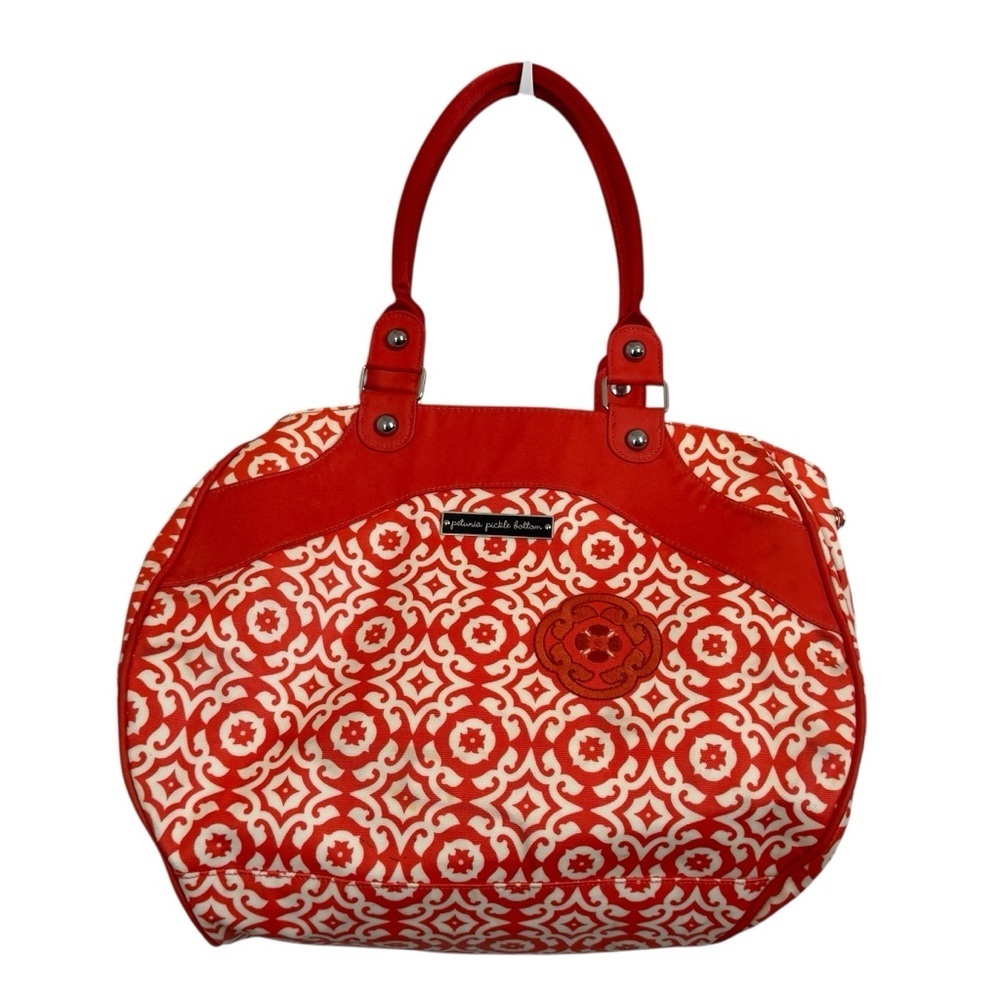 Petunia Pickle Bottom Wistful Weekend Diaper Bag Orange
